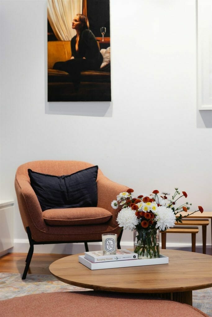 Cammeray Family Home - armchair - Interior Design Project - Emma Blomfield